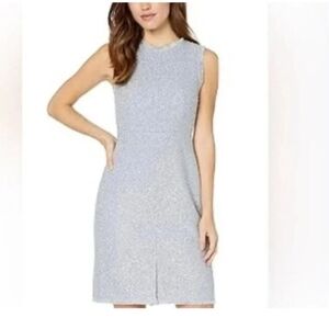Kate Spade New York Wool Blend Tinsel Tweed Dress in the color Moonglow, Sz 4